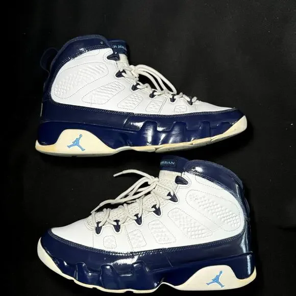 Size 8.5 - Nike Air Jordan 9 Retro UNC Men's Shoes - Picture 2 of 8